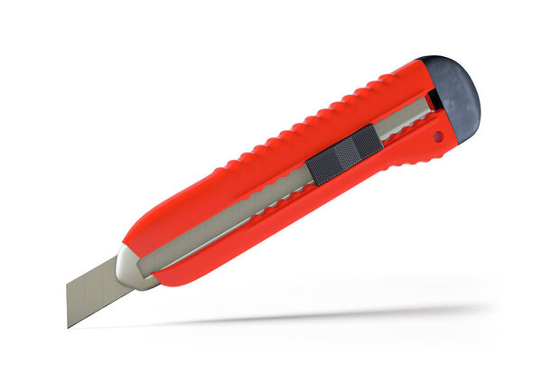 cutter red isolated on white background
