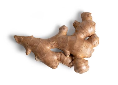 zencefil beyaz arkaplandan izole