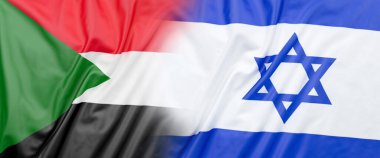 İsrail ve Filistin bayraklarının birleşimi
