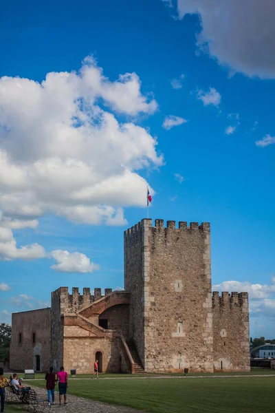 Старая Испанская Крепость Озама Санто Доминго Доминиканская Республика — стоковое фото