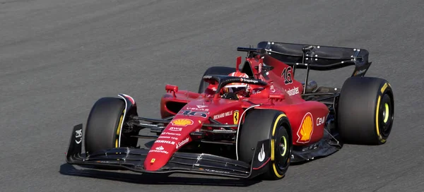 Zandvoort Países Bajos Septiembre Charles Leclerc Mónaco Ferrari Durante Sesión — Foto de Stock