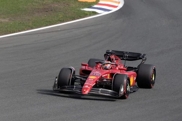 Zandvoort Nederland September Charles Leclerc Uit Monaco Ferrari Tijdens Vrije — Stockfoto
