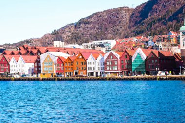 Bergen, Norveç. Şehrin mimarisi ve binaları