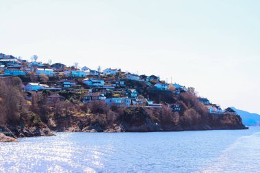 Bergen, Norveç. Şehrin mimarisi ve binaları