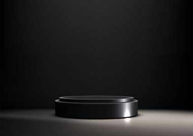 Karanlık Oda 'da Spotlight, Modern Stil Ürün Moda Moda, Showroom Şov Odası Tasarımı