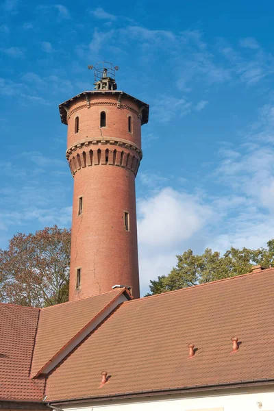 Gemeentelijke Watertoren Wiea Cinie Uit 1898 Nabij Haven Van Stad — Stockfoto