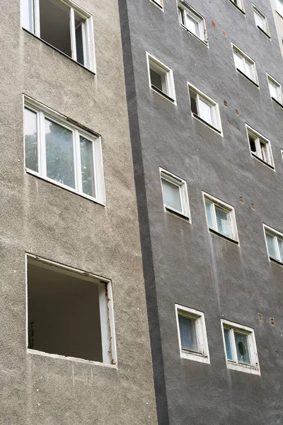 Prázdná Stará Obytná Budova Krátce Před Demolicí Centru Berlína — Stock fotografie