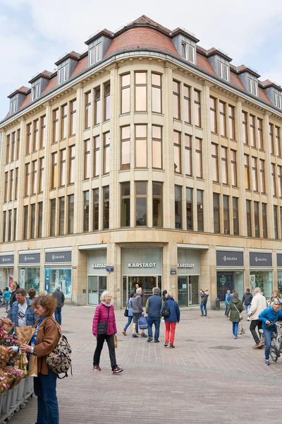 Wismar Almanya Mayıs 2023 Karstadt Nin Ana Şirketi Rudolph Karstadt — Stok fotoğraf