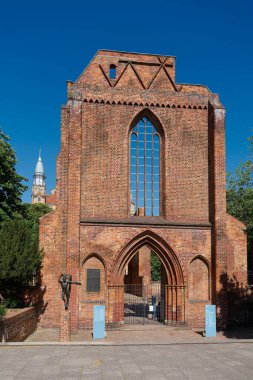  Berlin Mitte 'deki Fransisken manastırı harabesi Berlin' in en eski binasıdır ve tarihte gri manastır olarak adlandırılmıştır.                              
