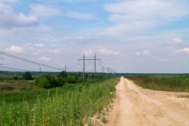 Kırsal bir yaz manzarası
