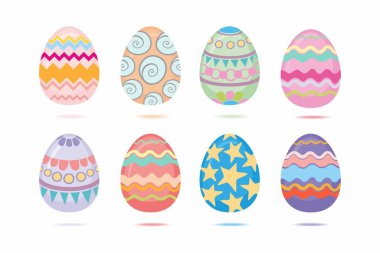 Orijinal desenli bir Paskalya yumurtası.