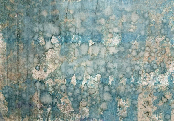 Grunge Vintage Vieux Papier Texture Abstrait Fond Bleu — Photo