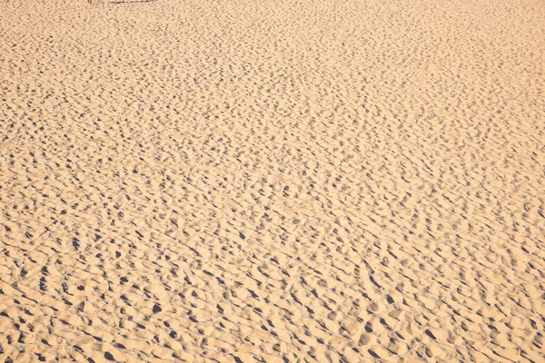 Сухая Пустынная Земля Волнистым Песком Природный Фон — стоковое фото