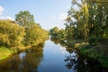 Schwarzer Regen Nehri, Viechtach turizm merkezi, Aşağı Bavyera manzarası