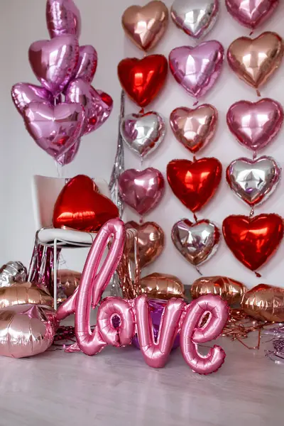 Festive Decorations Valentines Day Wedding Hen Party Love Sign Heart ストック画像