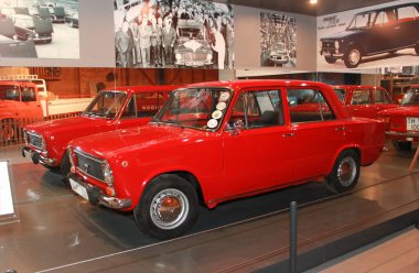 Antalya, Turkey, January 24, 2023. Vintage rare passenger car