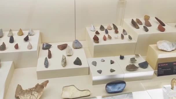 Antalya Turkey July 2023 First Ancient Tools Primitive Man Found — Stock Video