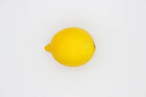 Ripe Lemon Light Background Isolated Image — Stock Photo, Image
