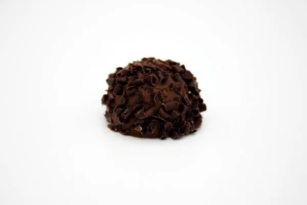 Chocolates Praline White Background White Background — стоковое фото