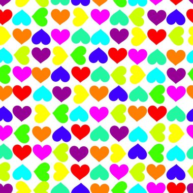 Kalp deseni, Sevgililer Günü için illüstrasyon.