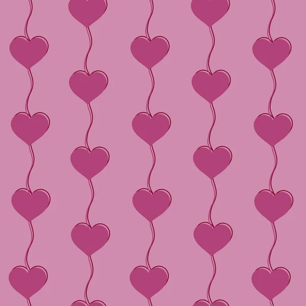 Herzmuster Illustration Zum Valentinstag Gruß — Stockfoto