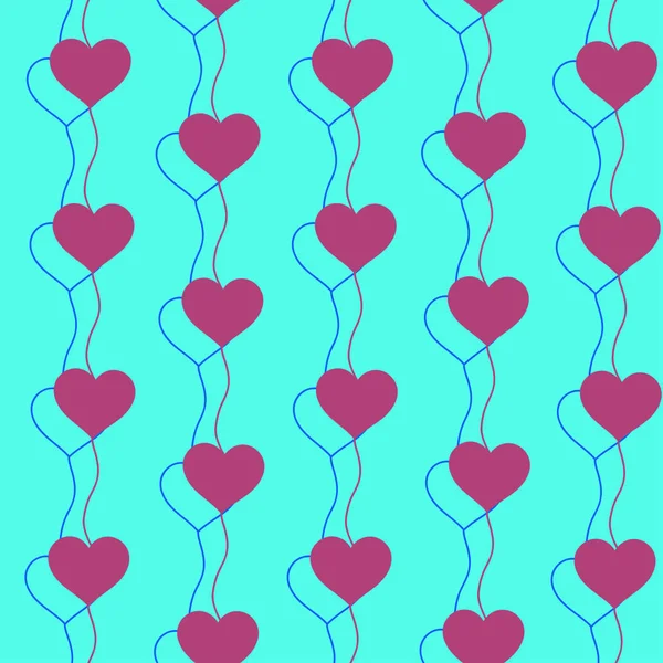 Зразок Серця Ілюстрації Дня Святого Валентина — стокове фото