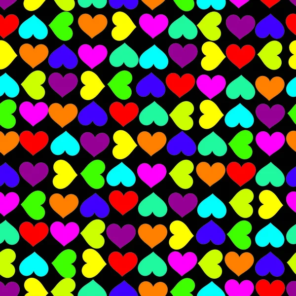 Patrón Corazón Ilustración Para Saludo Del Día San Valentín — Foto de Stock