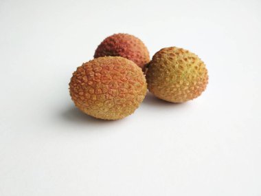 Exotic lychee, delicious ripe lychee fruit, close up, fruit harvest
