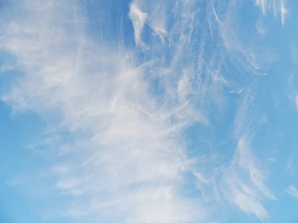 Translucent Clouds Blue Sky Cirrus Clouds Sunny Day — Stock Photo, Image
