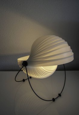 Modular lamp close-up, cut-out object clipart