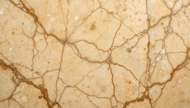  İç döşeme ve duvarların tasarımında kullanılan doğal İtalyan mermeri sergilenen bej mermer dokunun arka planı.