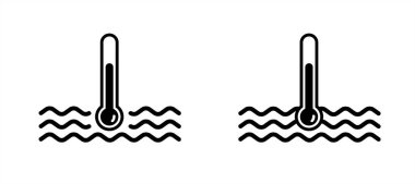 Araba sıvı sıcaklığında. Otomatik sıcak ya da soğuk su sıcaklığı, kontrol simgesi ya da sembol. Melodi çizimi. Su sıcaklığı göstergesi. Otomatik motor veya motor tamiri veya servis için. 