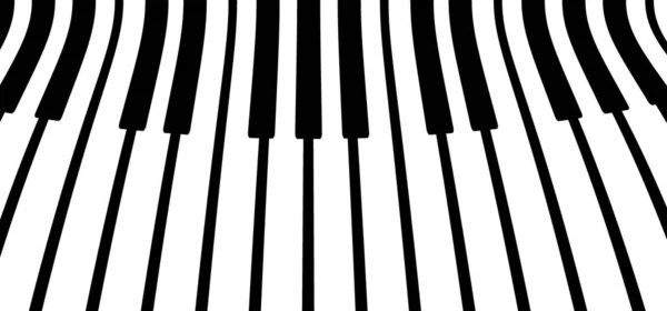 Journée Piano Dessin Animé Clavier Touches Symbole Musical Icône Pour — Image vectorielle