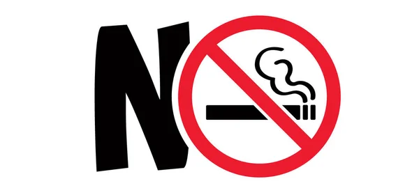 Çizgi Film Sigara Içme Günü Resmi Yok Sigara Tütünü Sigara — Stok Vektör