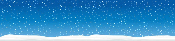 Hello blue winter landscape. Snowy symbol. Vector snowdrifts, falling snowflake. Merry Christmas and happy new Year, xmas time. Shining snowfall or snowball balls.  let it snow, holiday idea.