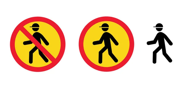 Стоп Стоп Разрешенная Зона Входить Систему Предупреждения Опасности Дорожный Знак — стоковый вектор
