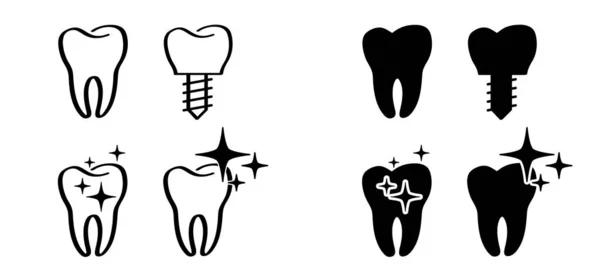 Мультяшний Зуб Яснами Зубною Щіткою Візерунок Молярної Лінії Векторна Піктограма — стоковий вектор