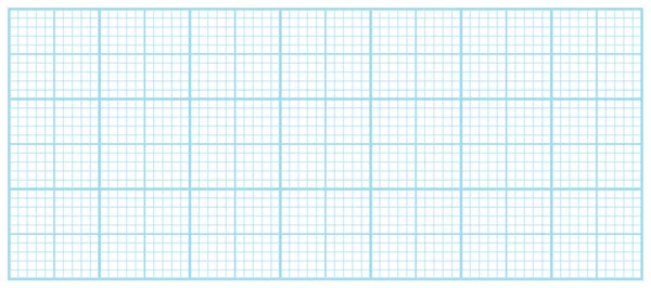 Drawing Empty Office Blue Millimeter Paper Background Square Grid Raster — Stock vektor