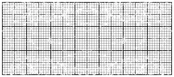 旧的空背毫米纸背景 方格网格 用于记录图表的栅格 记录企业和教育 线条方图纸模板 线框模式 — 图库矢量图片