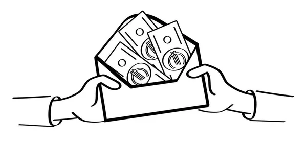 Карикатура Значок Логотип Бумажных Денег Евро Векторные Денежные Купюры Деньги — стоковый вектор