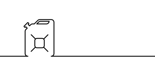 Desenho Desenhos Animados Gasolina Jerrycan Com Alça Garrafa Plástico Metal —  Vetores de Stock