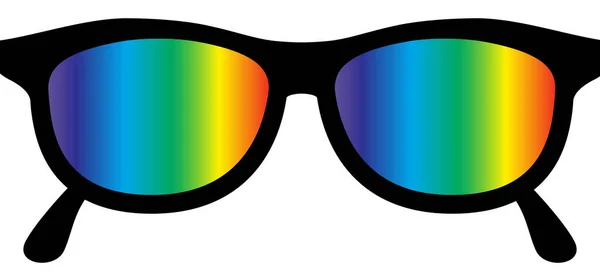 Visible Spectrum Rainbow Spectrum Light Visible Human Eye Light Region — Stock Vector