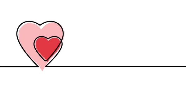 Cinta Hati Bulan Atau Bahagia Single Hari Pemuatan February Valentine - Stok Vektor