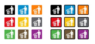 Konteynır. Çöp kutusu ya da çöp kovası. Çöp kutusu, çöp kutusu. Atık geri dönüşümü. Küresel geri dönüşüm günü ya da Amerika geri dönüşüm günü. Geri dönüşüm, cam, plastik, metal, kağıt, organik atık.