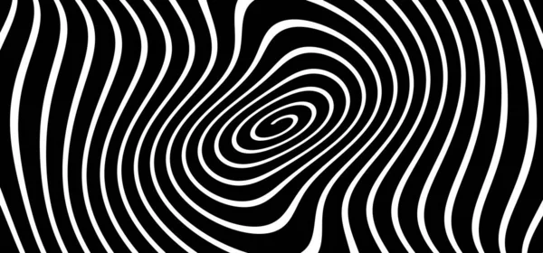 Hipnosis Patrón Línea Espiral Hipnótica Patrulla Círculos Voluta Espiral Elemento Ilustración De Stock
