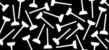 Tuvalet, pompa için wc pompa ikonu, drenaj boru hattı temizliği. Mutfak, banyo tamir aletleri. kauçuk saplı pompalar. Tesisatçı kanalizasyonu açıyor. Tıkanmış kanalizasyon.