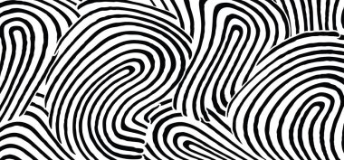 Çizgi parmak izi ikonu. Parmak izi kimlik doğrulaması. Özel bilgi kodunu tanımla. Parmak izi tarama konsepti. Güvenlik logosu için tarayıcı ya da tarama yap. Dijital parmak izi, kimlik.