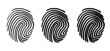 Dokunmatik, hareketli parmak izi simgesi. Cep telefonu şifresi kimlik doğrulaması. Parmak izi güvenlik teşhisi. Biyometrik sensör. Dijital, çevrimiçi cep telefonu veya akıllı telefon parmak izi güvenli.