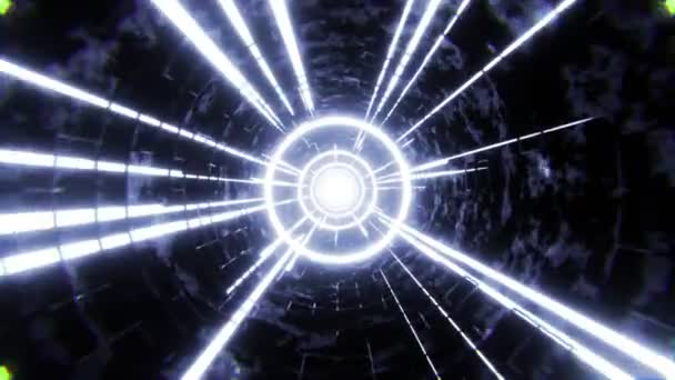 디지털 터널에서 Sci 원활한 애니메이션 렌더링 — 비디오