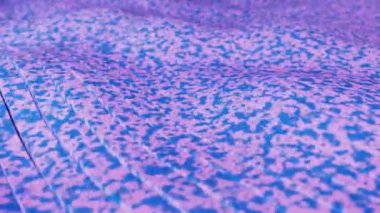 Soyut dijital dalga çizgileri arka plan. Dijital çizgi dalgalarıyla fütüristik arkaplanın kusursuz bir animasyonu. Hareket grafiği, 3 boyutlu görüntüleme